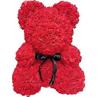 Valentine's Day Rose Bear 40cm 25cm Red Rose Teddy Bear for Home Decoration Floral Gift for - 25cm Red
