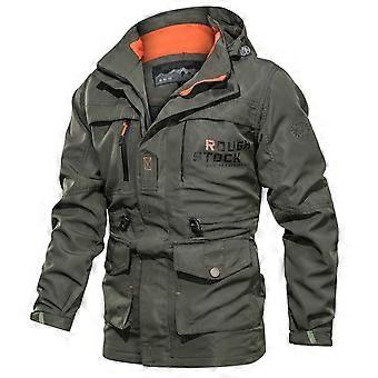 Men Outdoor Jacket Spring Autumn New Hooded Casual Jacket Men Windproof Windbreaker Coat Men Army Tactical Military Jacket Men