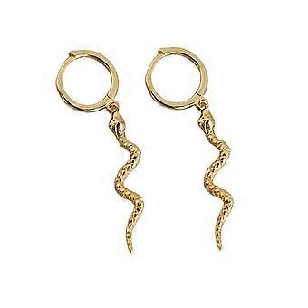 Alloy Snake Earrings Punk Style Animal Earrings For Women Men Women