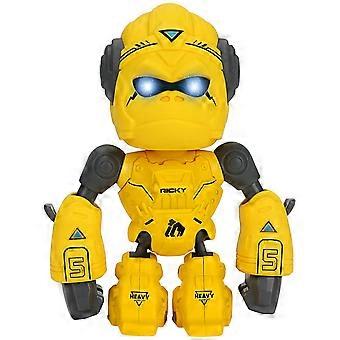 Gorilla Robot Toy, Berøringsfølsomme King Kong-leker med fargerike blinkende LED-øyne, kule lyder og unikt mobiltelefonstativ, ideell bursdag for barn (Y