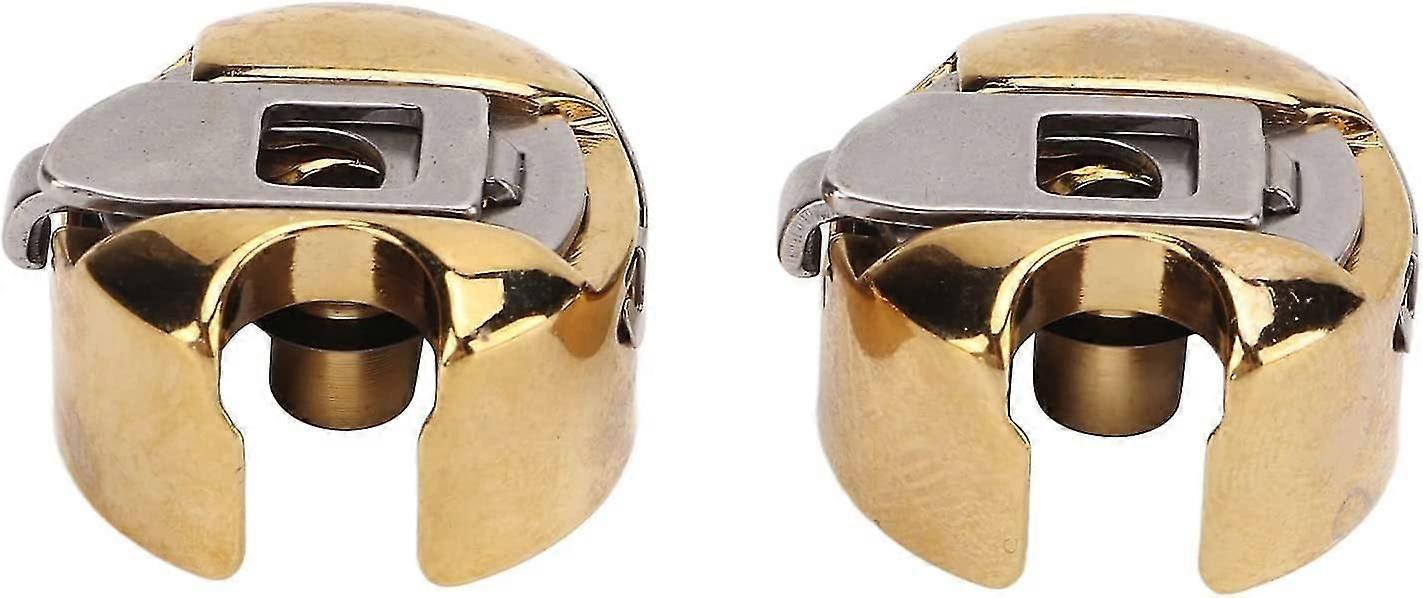 Sewing Machine Bobbin Case For Industrial Flat Bed Sewing Machine (gold) (2pcs)