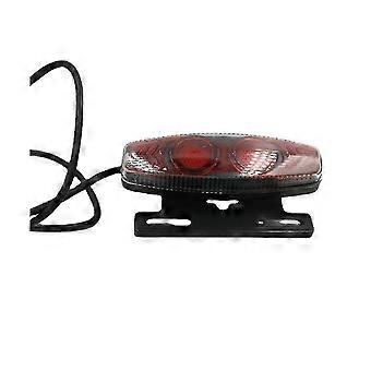 Feu arrière arrière à LED Ebike 36V 48V Lampe d’avertissement de sécurité pour accessoires de vélo électrique SM Connecteur Cyclisme de nuit