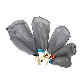 Compression Storage Bag for Sleeping Bag with Mesh Drawstring Sack, SpaceSaving Camping Gear