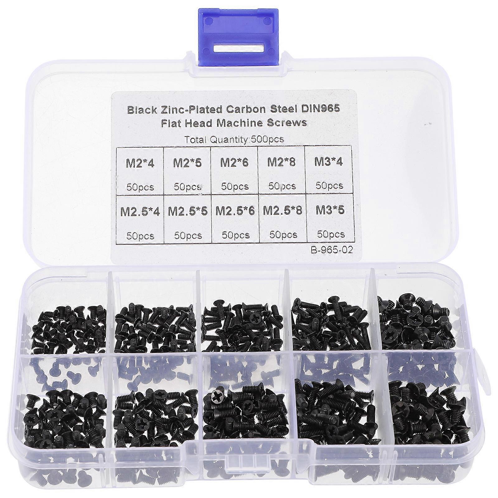 Countersunk Screws Laptop Flat Head Tapping Screw Set for Connecting 4Sets