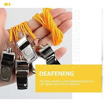 12Pcs Safety Whistle with Lanyard Professional Camping Whistle Multi-function Survival Whistle