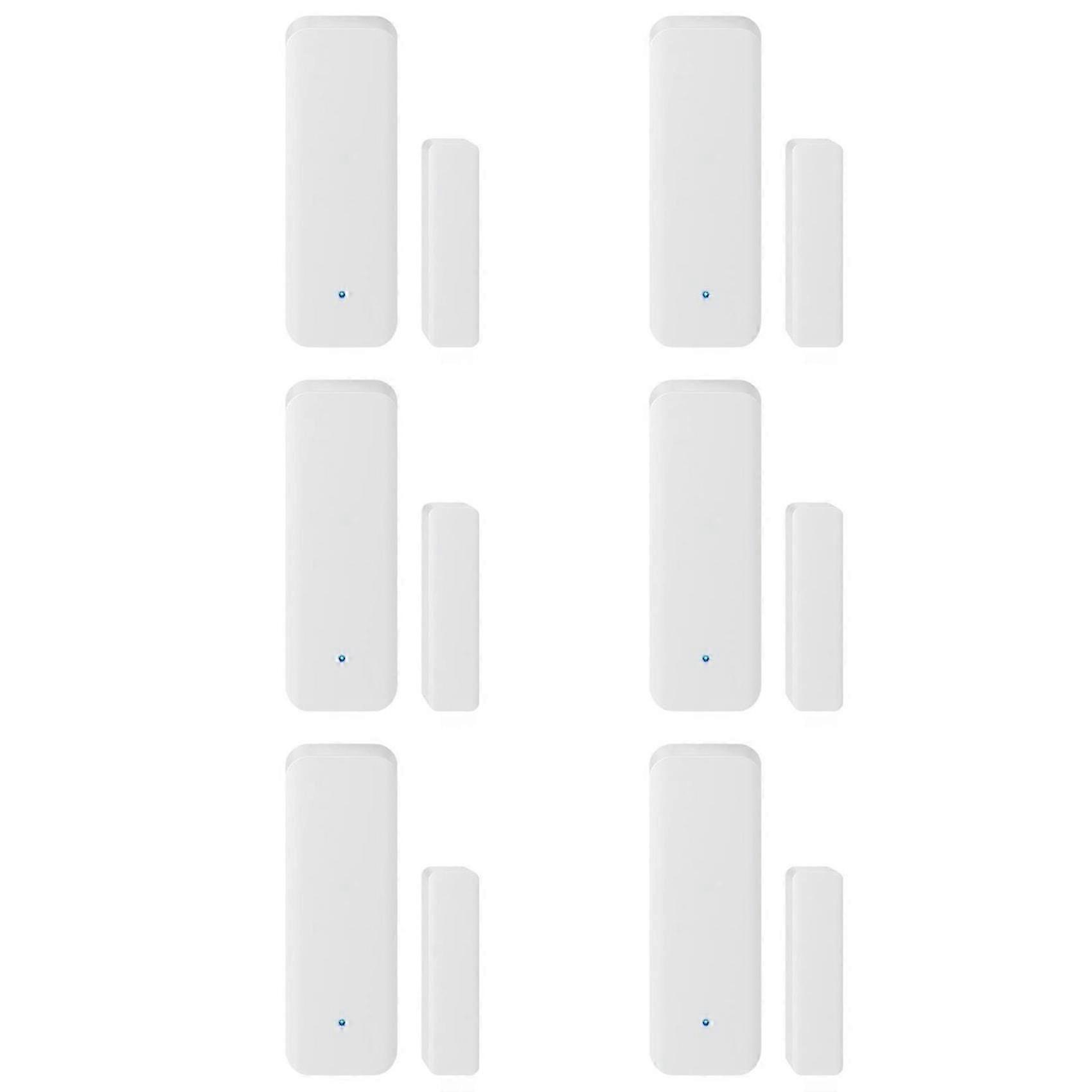6X TUYA Zigbee 3.0 Smart Window Door Sensor ZigBee 3.0 Wireless Connection Multifunction