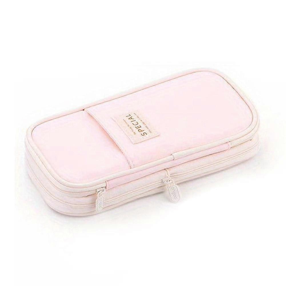 Pencil Case Large Capacity Multi Layer Spacious Stationery Storage Bag