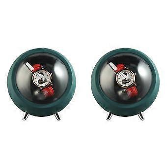 2x Horlogewinder compatibel met automatische horloges Horlogedoos Automatische winder (groen)