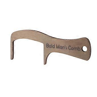 Funny Comb And Wood Brush For Bald Man Joke Hairbrush Wood Hairless Combing Brush For Men Hairs Loss Bald Man Grooming Tool