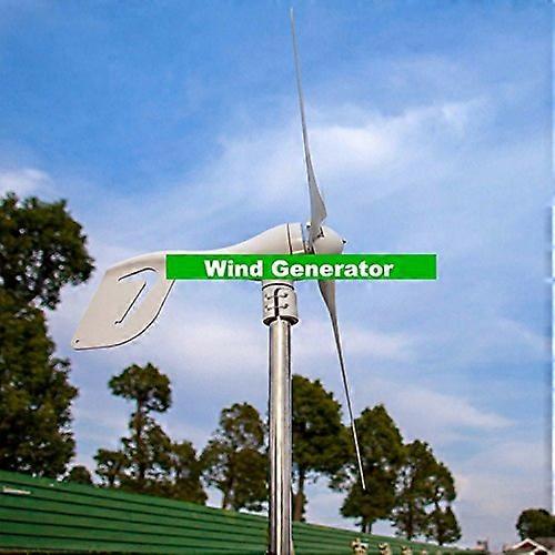 600W Small Wind Turbine Generator with Controller 12V/24V Three Blade Wind Power Kit