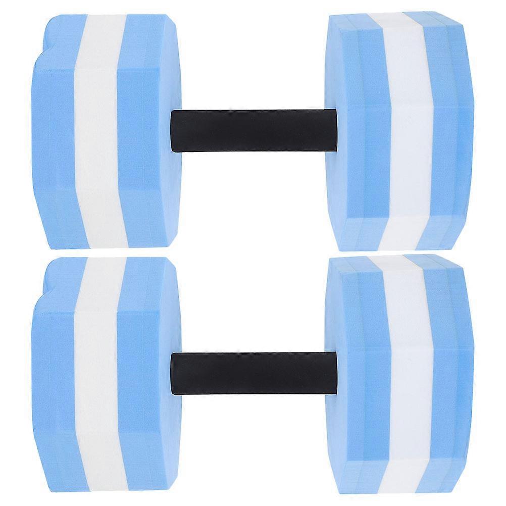Sky-Blue Water Dumbbell Weights for Pool Exercise 1Pair Accessory
