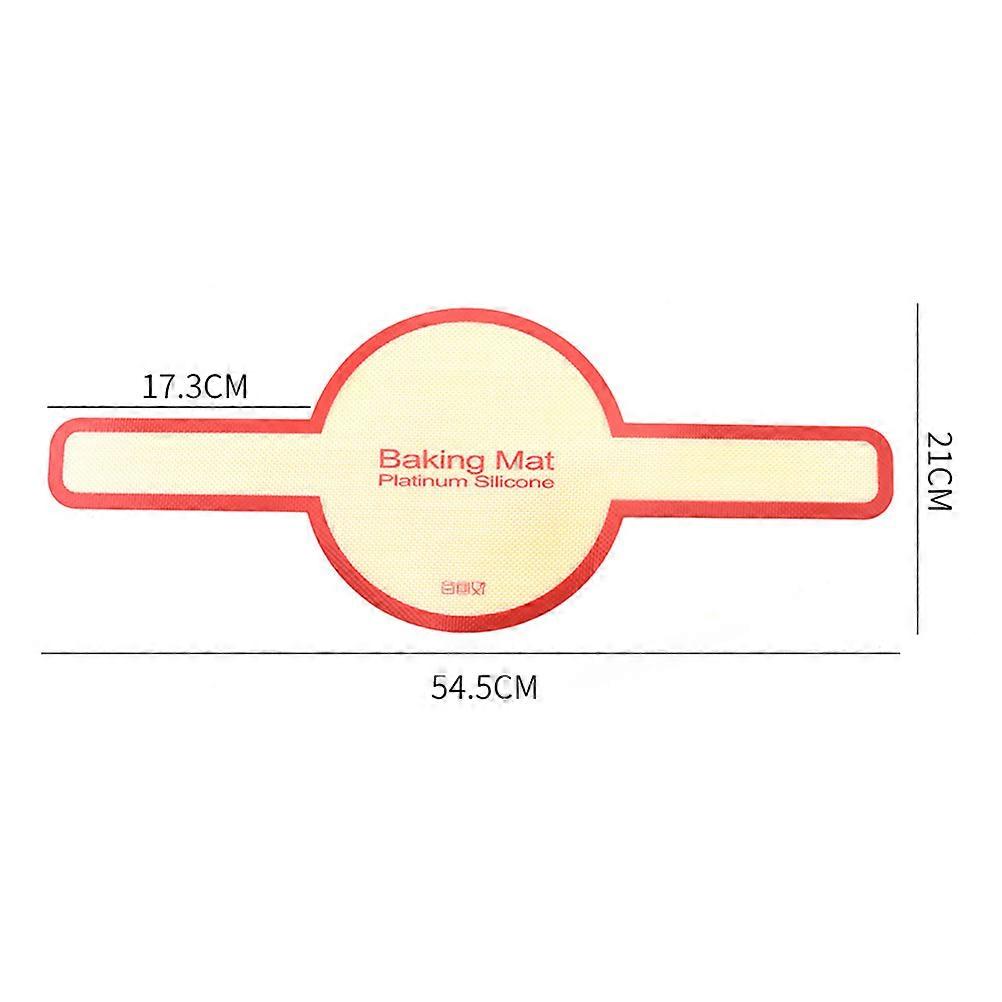 Bread Baking Mat Red Silicone Pad 1Pcs for Practical Baking Use