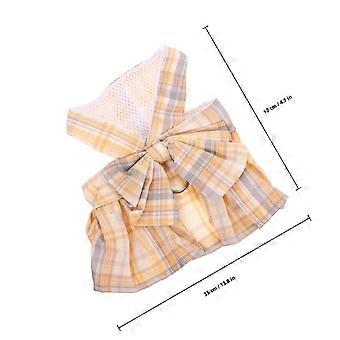 Rabbit Harness Bow Design Small Pet Leash for Outdoor Use