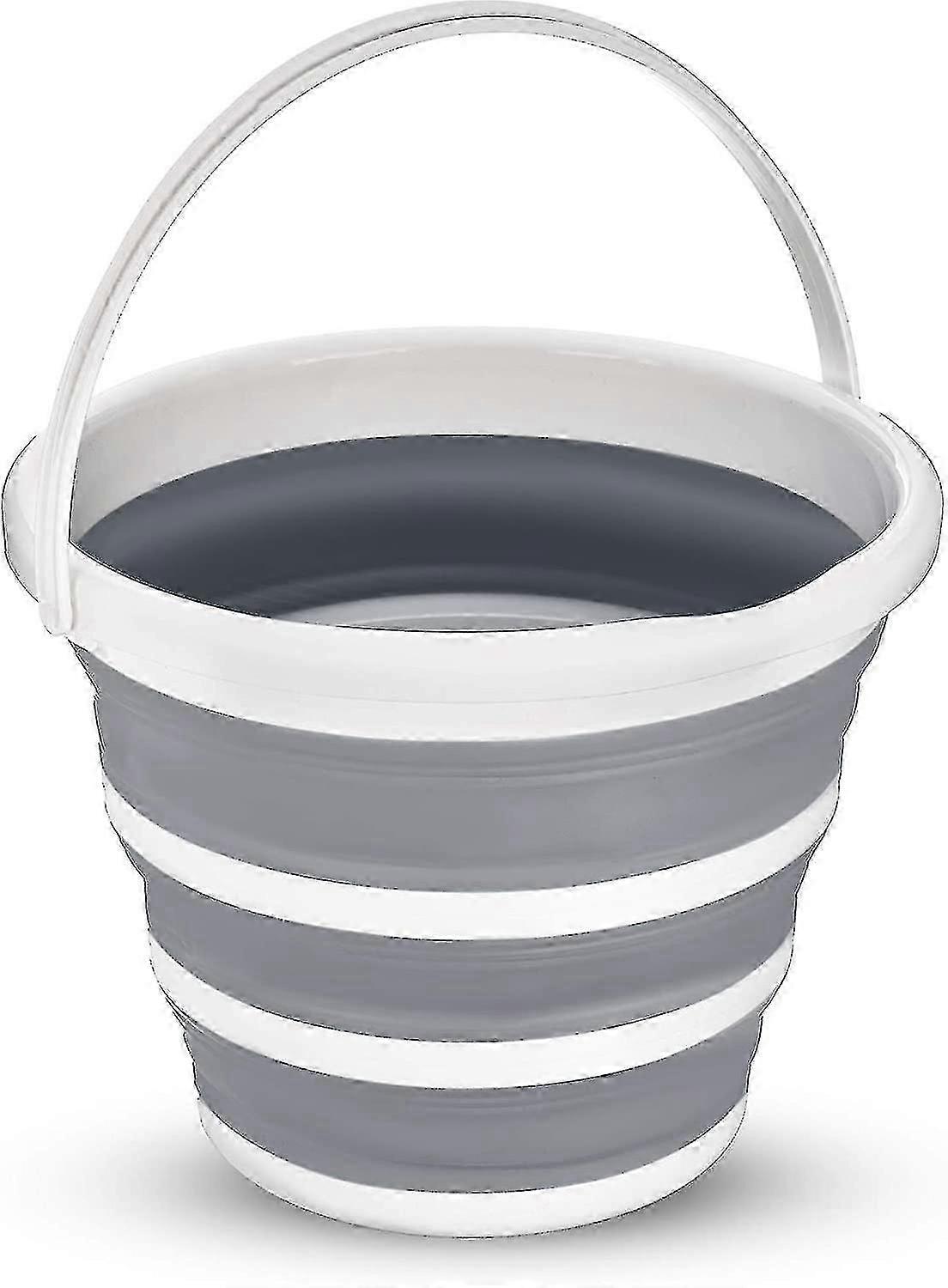 10 Liters Collapsible Bucket (grey)