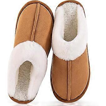Fuzzy Fluffy Warm House Slippers, Comfort Plush Footwear For Indoor And Outdoor Wear