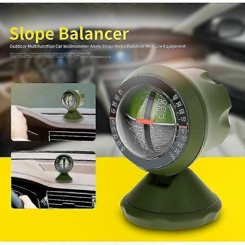 Adjustable Vehicle Inclinometer with Rotatable Tilt Indicator for Optimal Viewing Angle