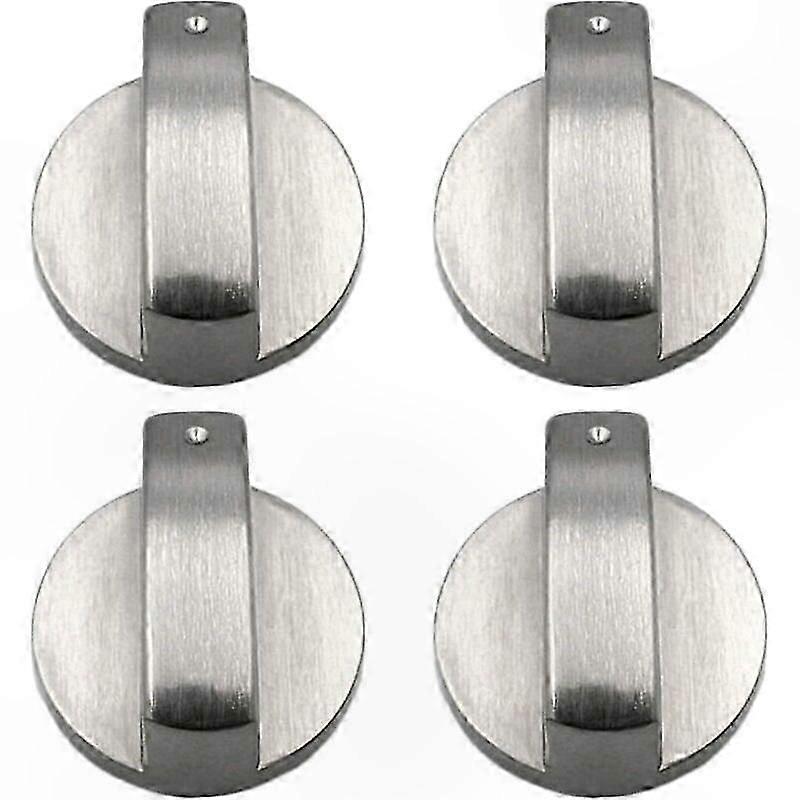 4-Pack Metal Stove Knobs for 6mm Gas Cooktop Controls