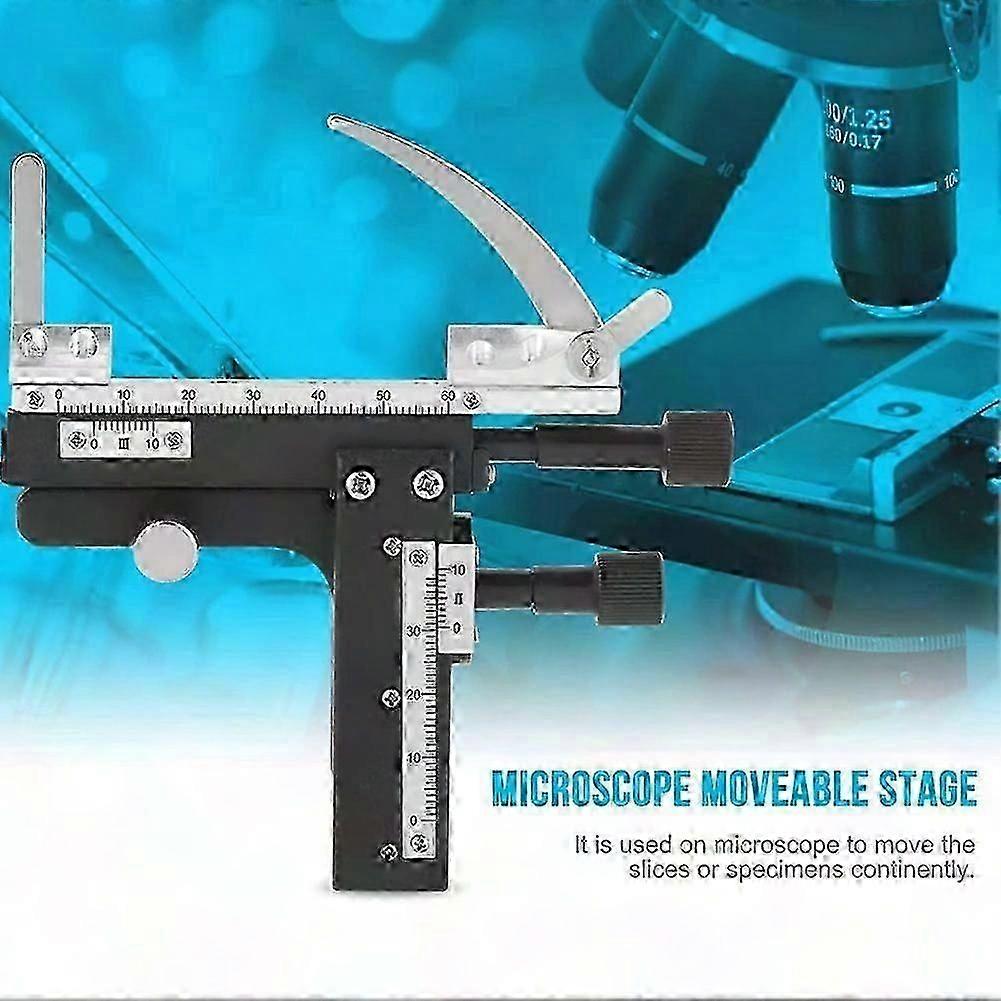 Microscope Mechanical Stage, Professional Attachable Mechanical Stage for Microscopes