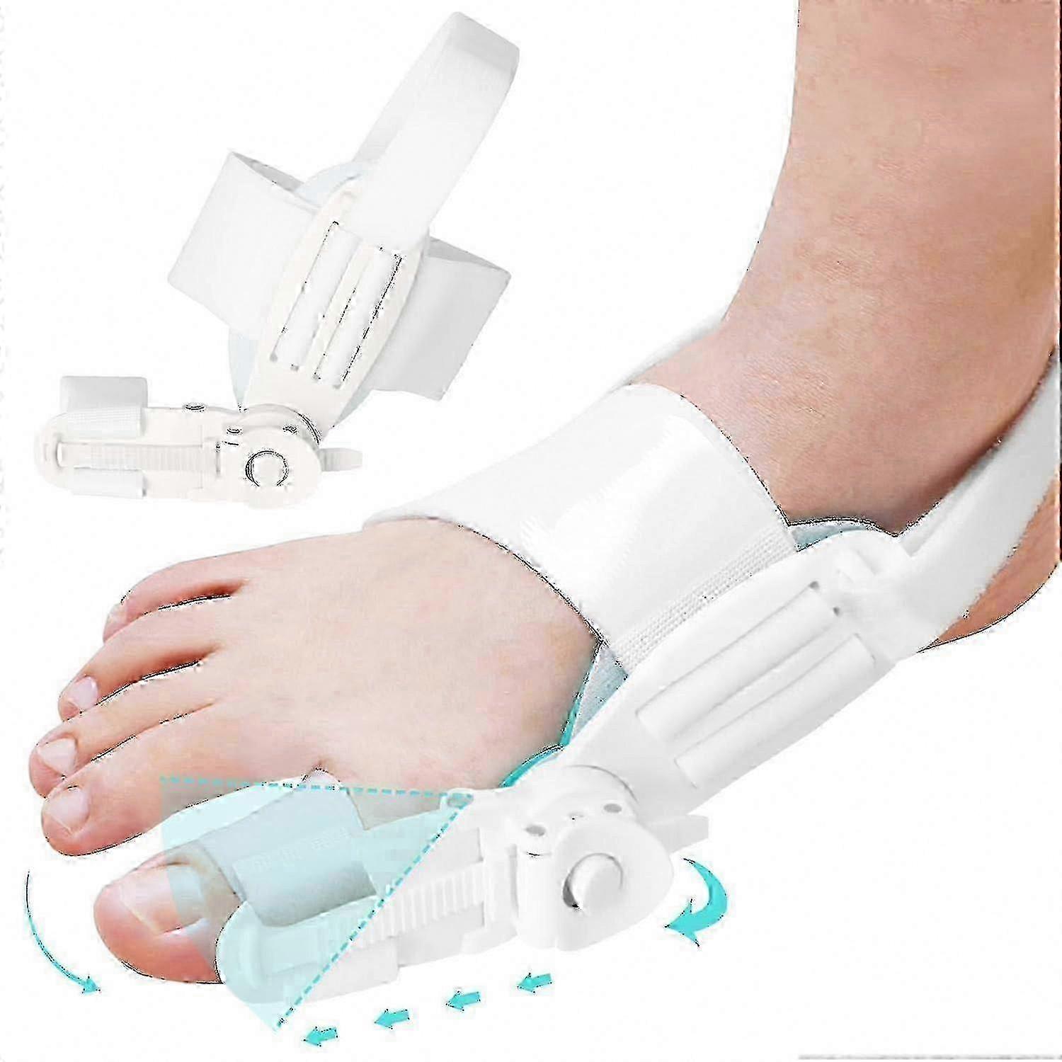 Day-Night Use Hallux Valgus Correction Splint, Adjustable Toe Spreader for Big Toe Support