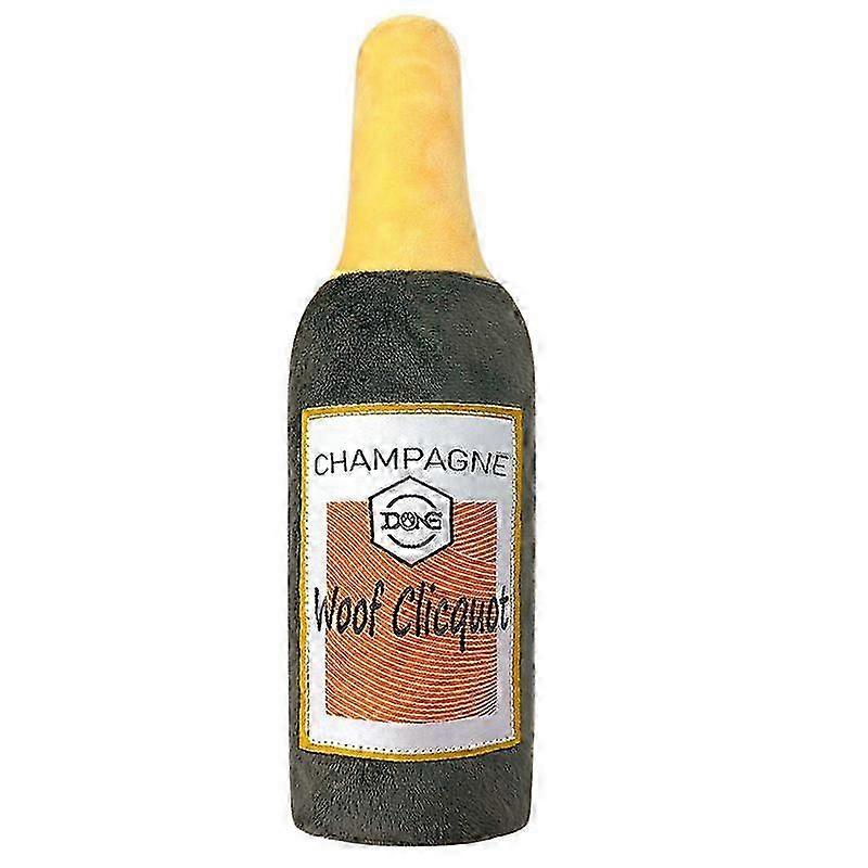 Durable Plush Wine Bottle Chew Toy