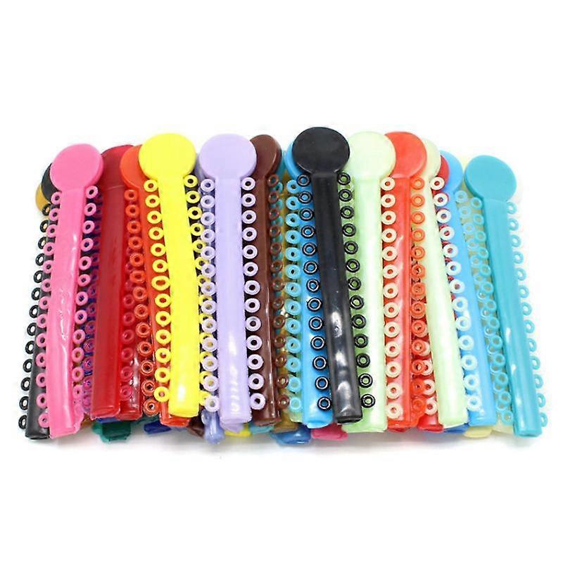 1 Pack/40 Orthodontic Elastic Bands For Bracket Braces