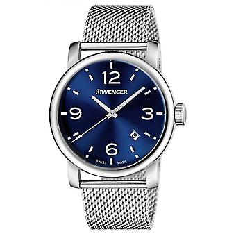 Wenger urban metropolitan Quartz Analog Man Watch with Stainless Steel Bracelet 01.1041.125