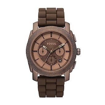 Fossil kjole kvarts analog mand ur med FS4702 gummi armbånd