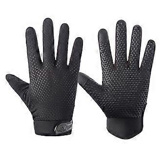 Outdoor-Handschuhe für Damen und Herren, atmungsaktiv, Touchscreen-kompatibel, rutschfest, geeignet für Fitness, Radfahren, Bergsteigen, Vollfingerhandschuhe