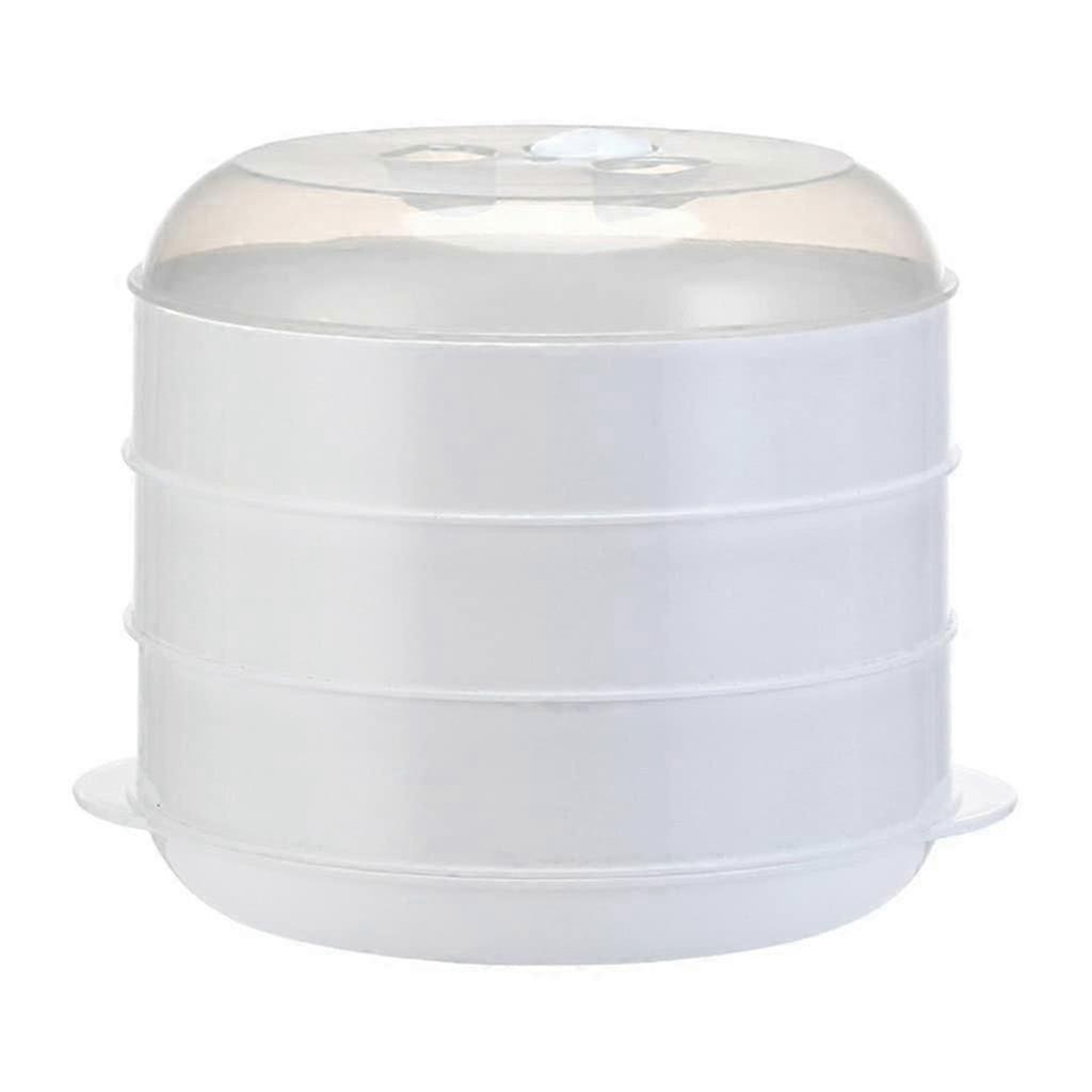 Microwave-Safe 3-Tier Steamer