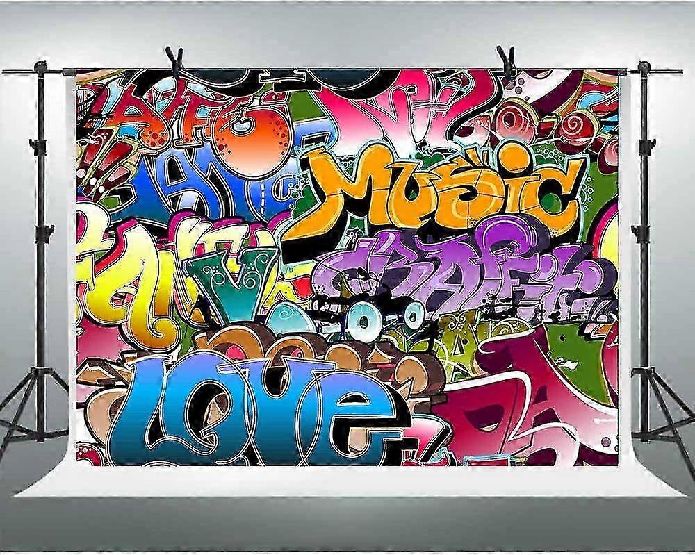 10X7ft Seamless Graffiti Studio Backdrop