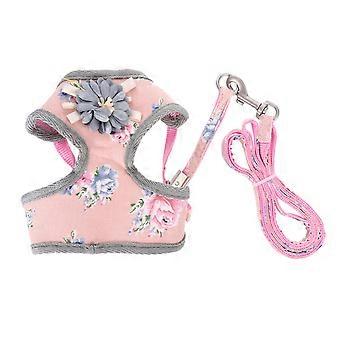 Dog Vest Harness Set Adjustable Puppy Harness and Leash for Walking 2Sets