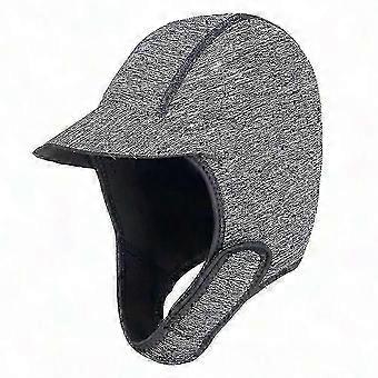 Adjustable Neoprene Diving Beanie - Thermal Scuba Swim Cap | Black, compatible with Surfing, Kayaking & Snorkelling | Protective Water Sports Headwear