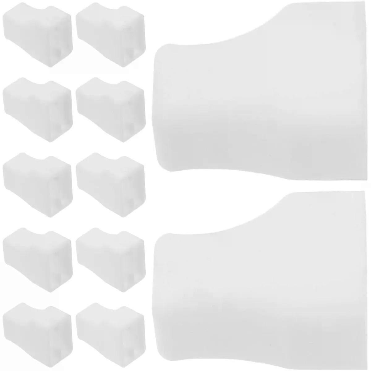 Coffee Syrup Pump Covers White 12pcs