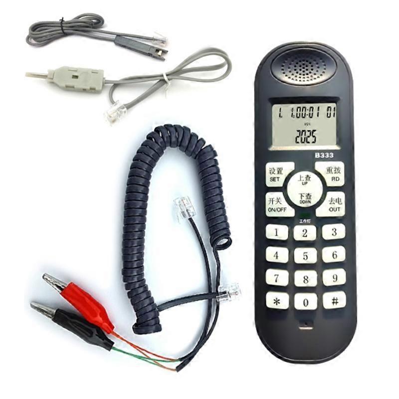 Test B333 Telephone Line Tester Efficient Line Detection Multiple Function For Networking Maintenance And Office