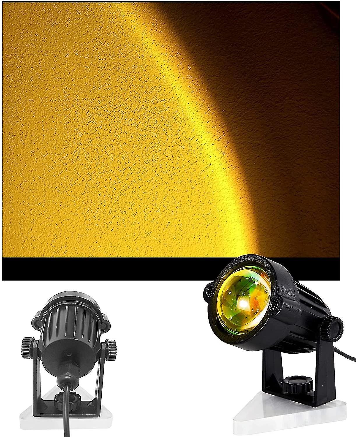 Sonnenuntergangslampe, USB-Sonnenprojektionslampe, Projektionslampe mit Rotation, LED-Projektorlicht Nachtlicht