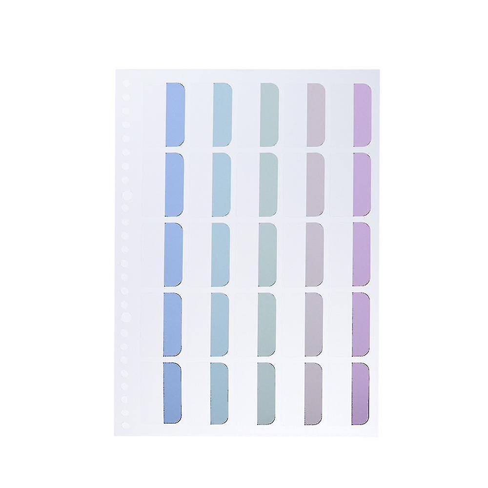 A5/b5 Diy Sticky Notes Classification Memo Pad Tag Index Tabs Paster Sticker
