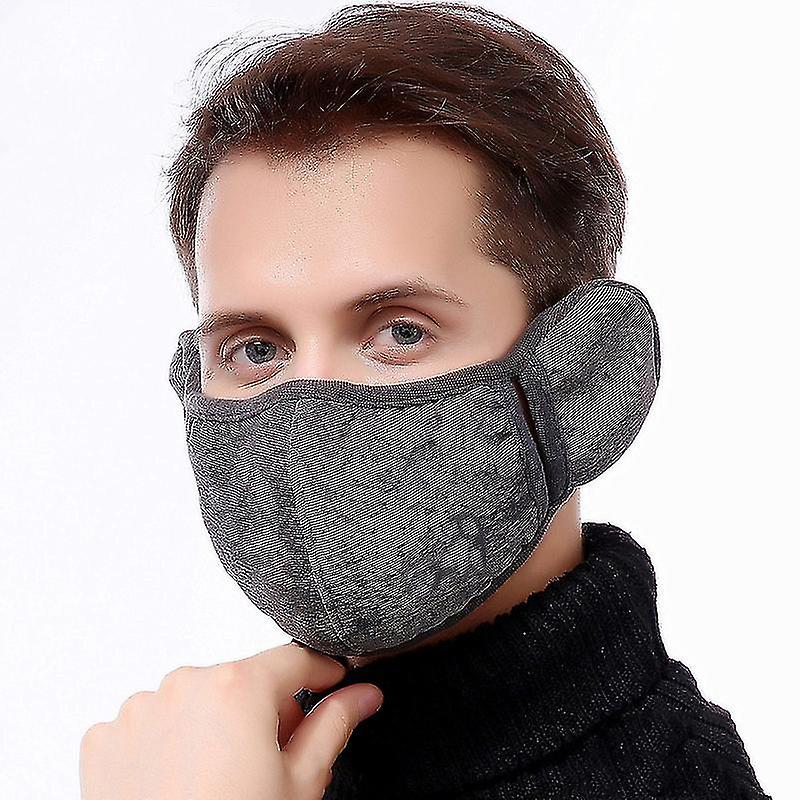 Unisex Face Mask Bandana With Ear Warmers For Adults Women Men