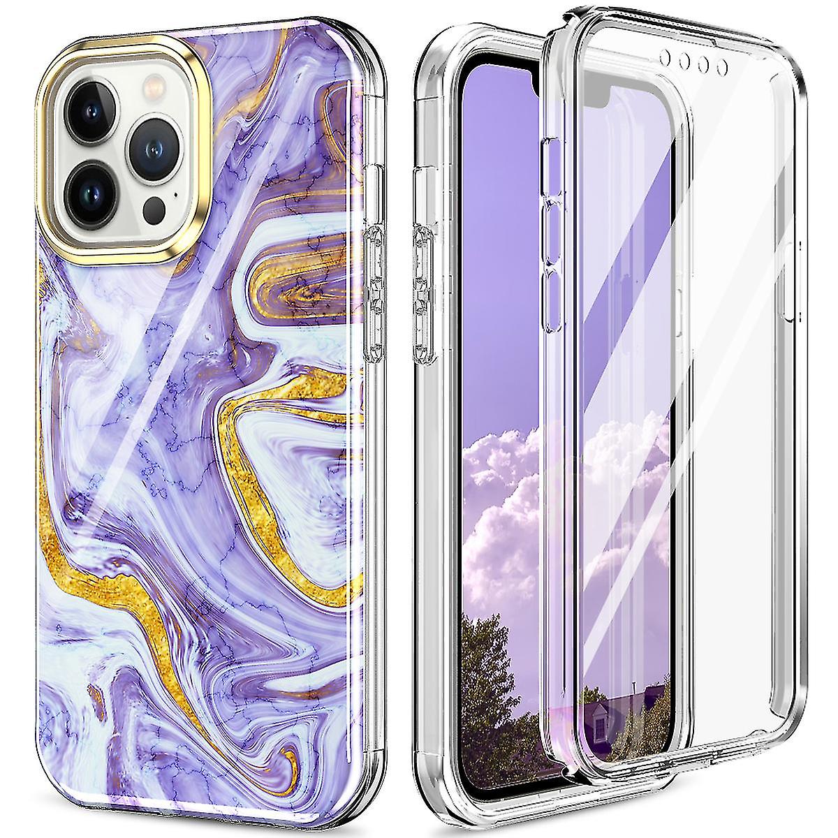 Magic Color Case For Iphone 13 Pro, Including Screen Protector, Support Wireless Charging, Fall Protection