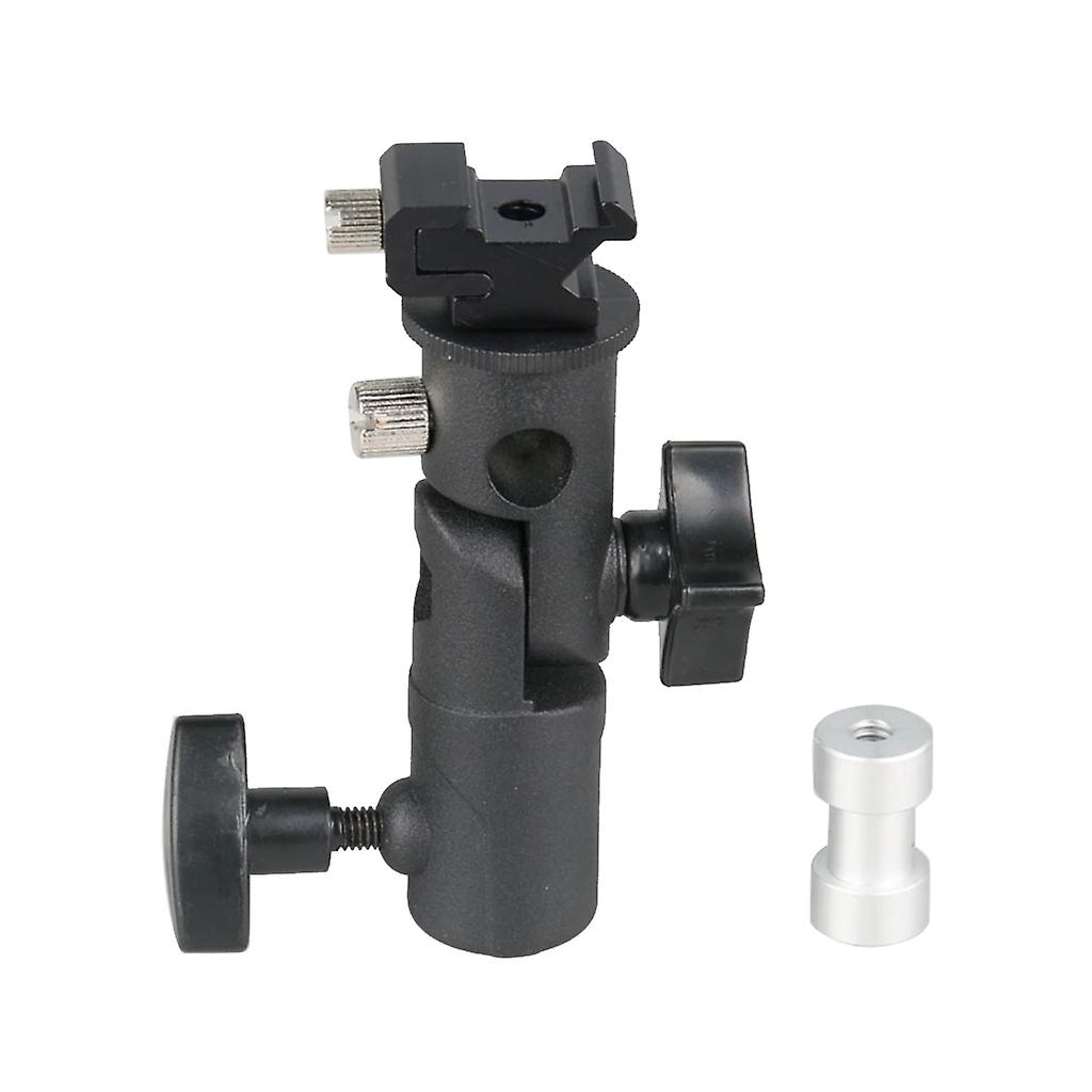 Metall E-Form Blitzhalterung Taschenlampe Kamerahalter Halterung Speedlite DSLR SLR