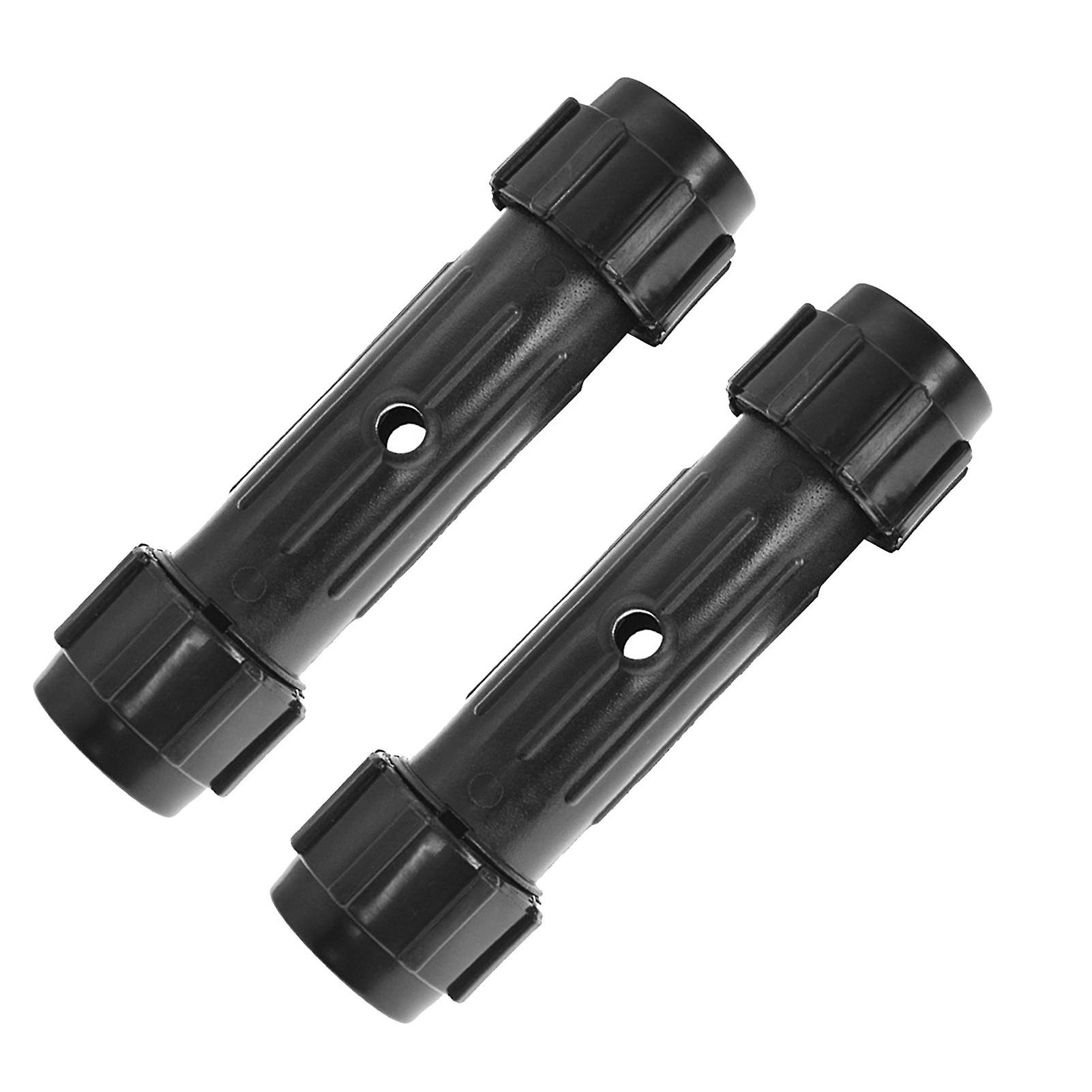 2 Pcs Paddle Connector Black Screwed Joint Fits for Kayak Canoe Stand Up Paddle