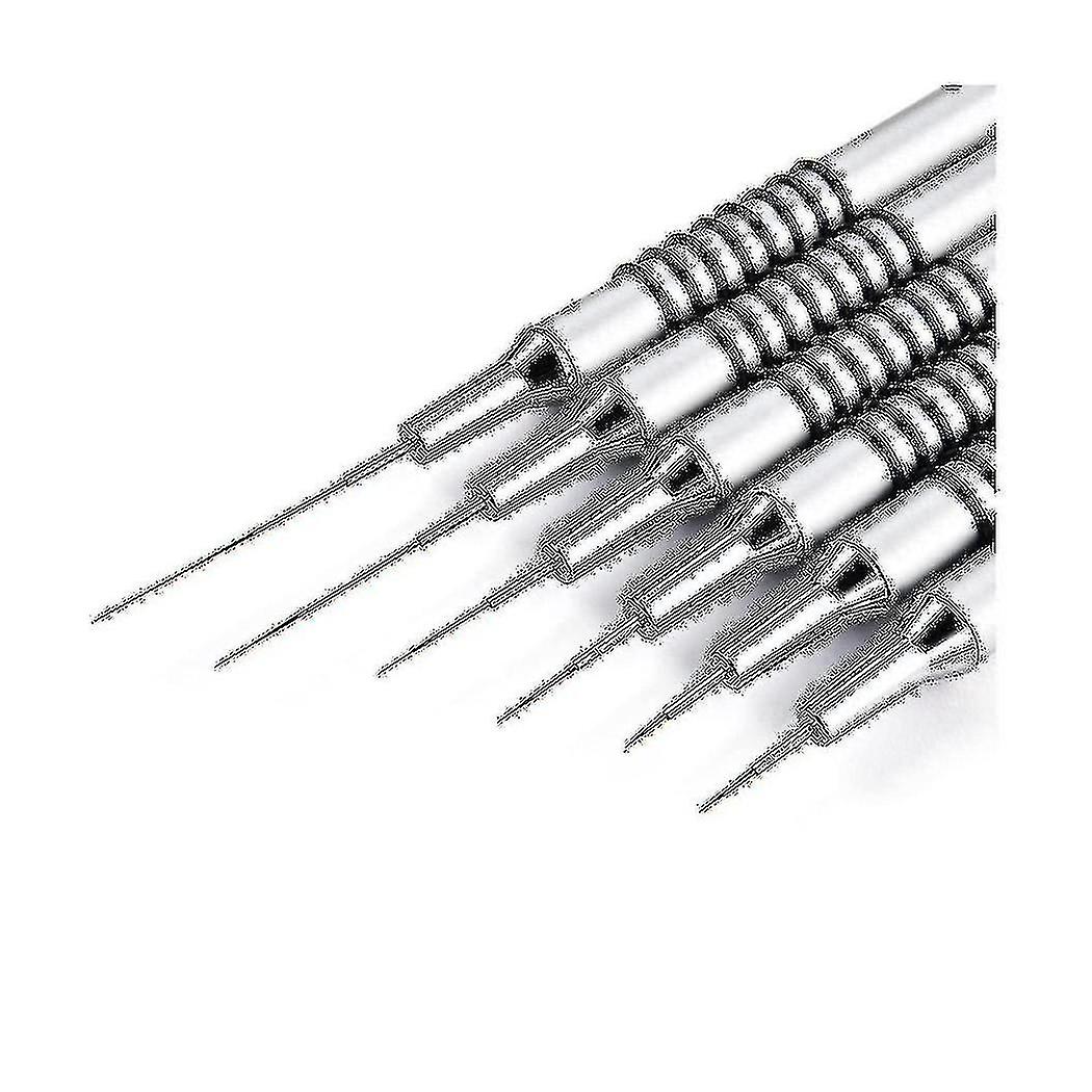 مسمار الفن اينر فرش مجموعة، 6 قطع مسمار الفن تصميم فرشاة شريط رقيقة خطوط طويلة تنقيط الرسم القلم