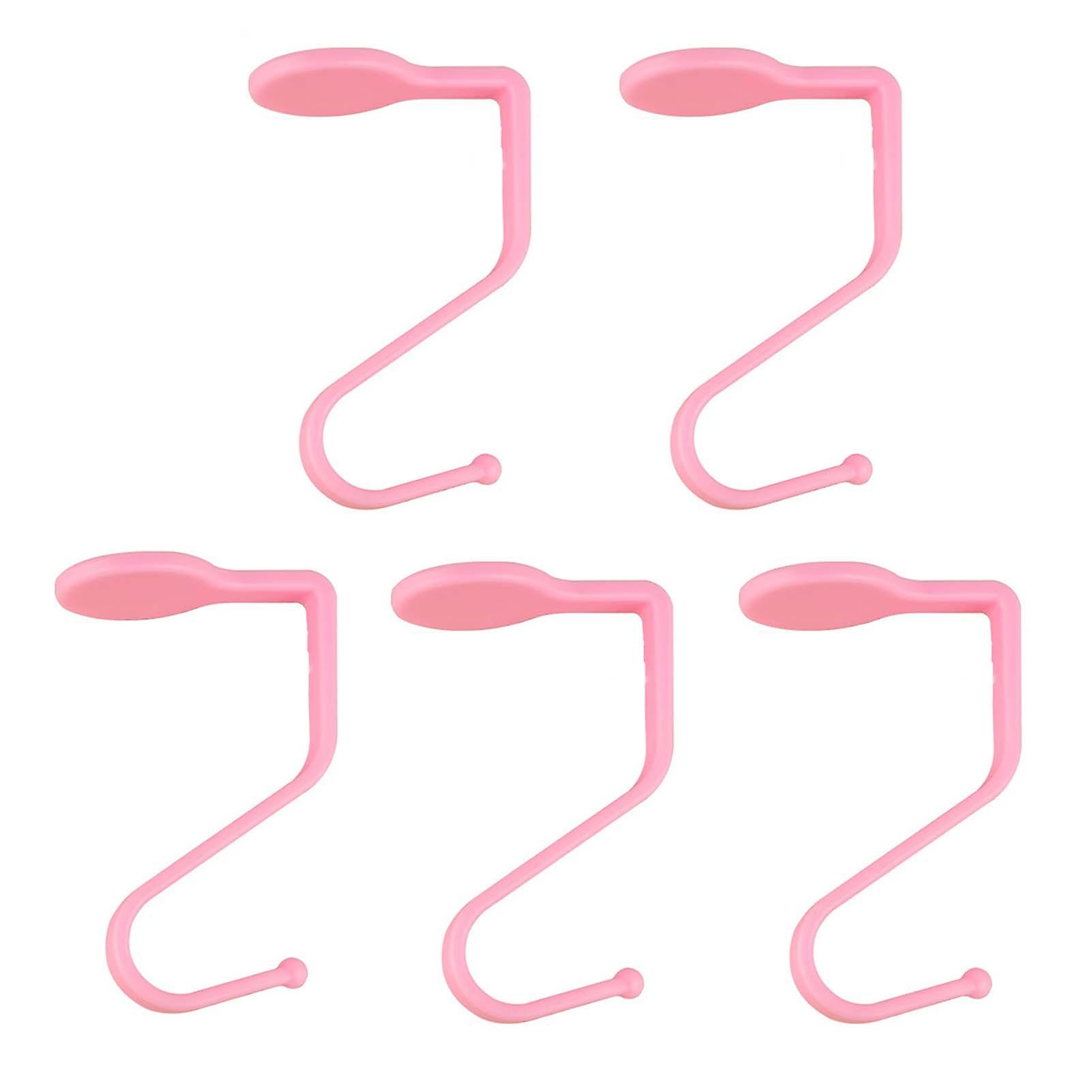 5 Pcs Desk Hanging Hooks Strong Load-bearing Punch-free Firm Support Save Space Anti-slip Storage High Strength Student Stationary Table Hooks Househo