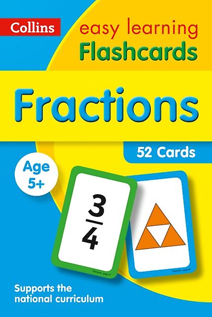 Fractions Flashcards by Collins Easy Learning Paperback Book