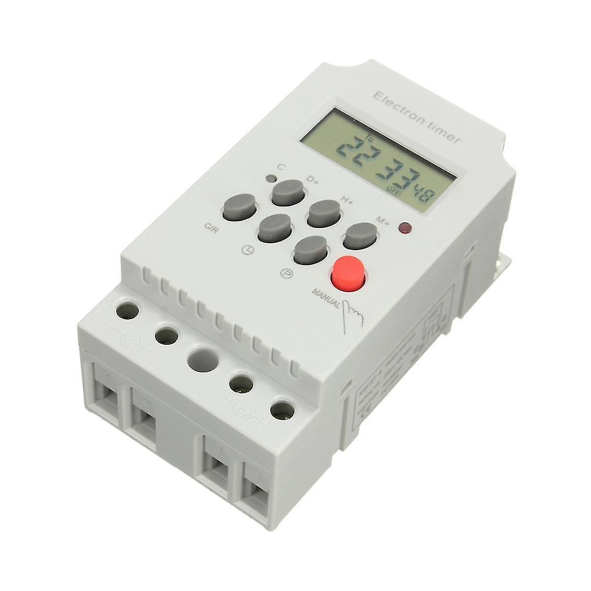 Kg316t-ii Din Rail Microcomputer Time Control Switch Time Control Timer Ac 220v 25a Digital Timer S