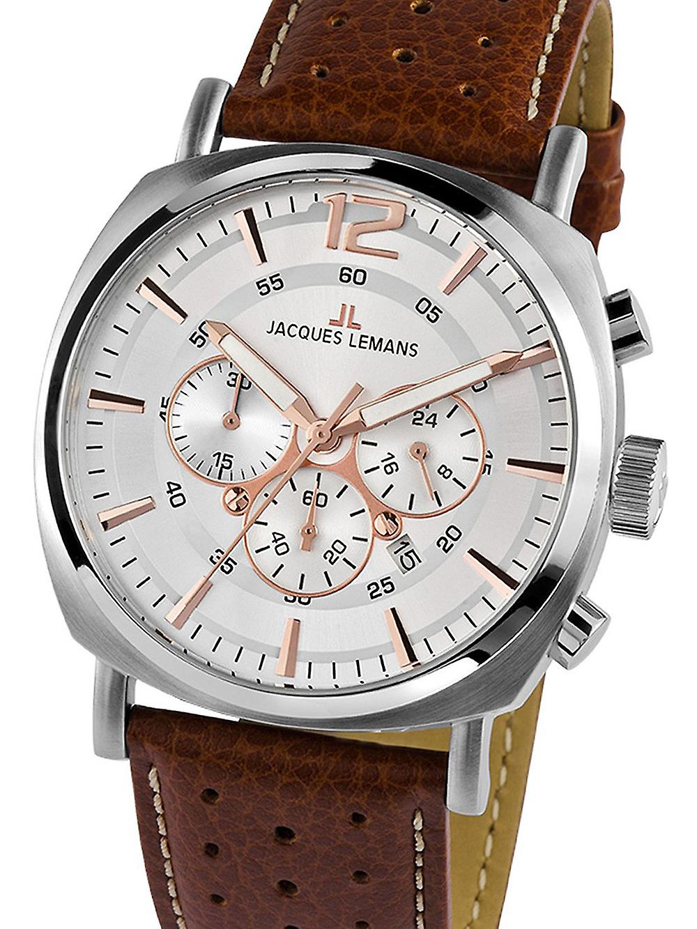 Jacques Lemans 1-1645D Lugano Chronograph 46mm 10ATM