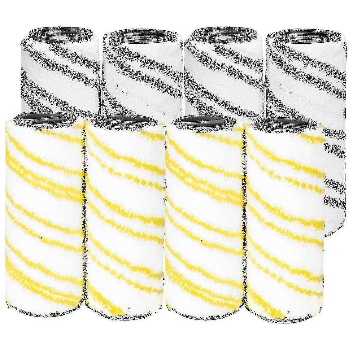8 Piece Set Of Rollers Comptiable With Karcher Fc7 Fc5 Fc3 Fc3d Floor