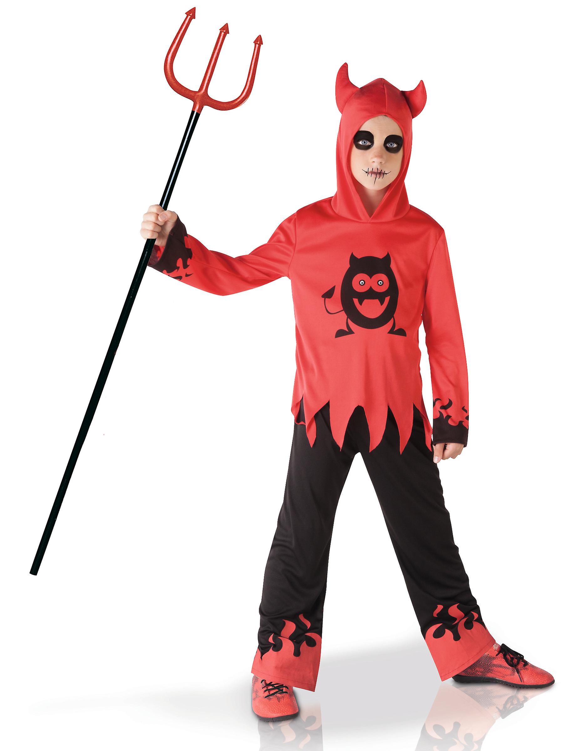 Diablotin disguise with boy mobile eyes