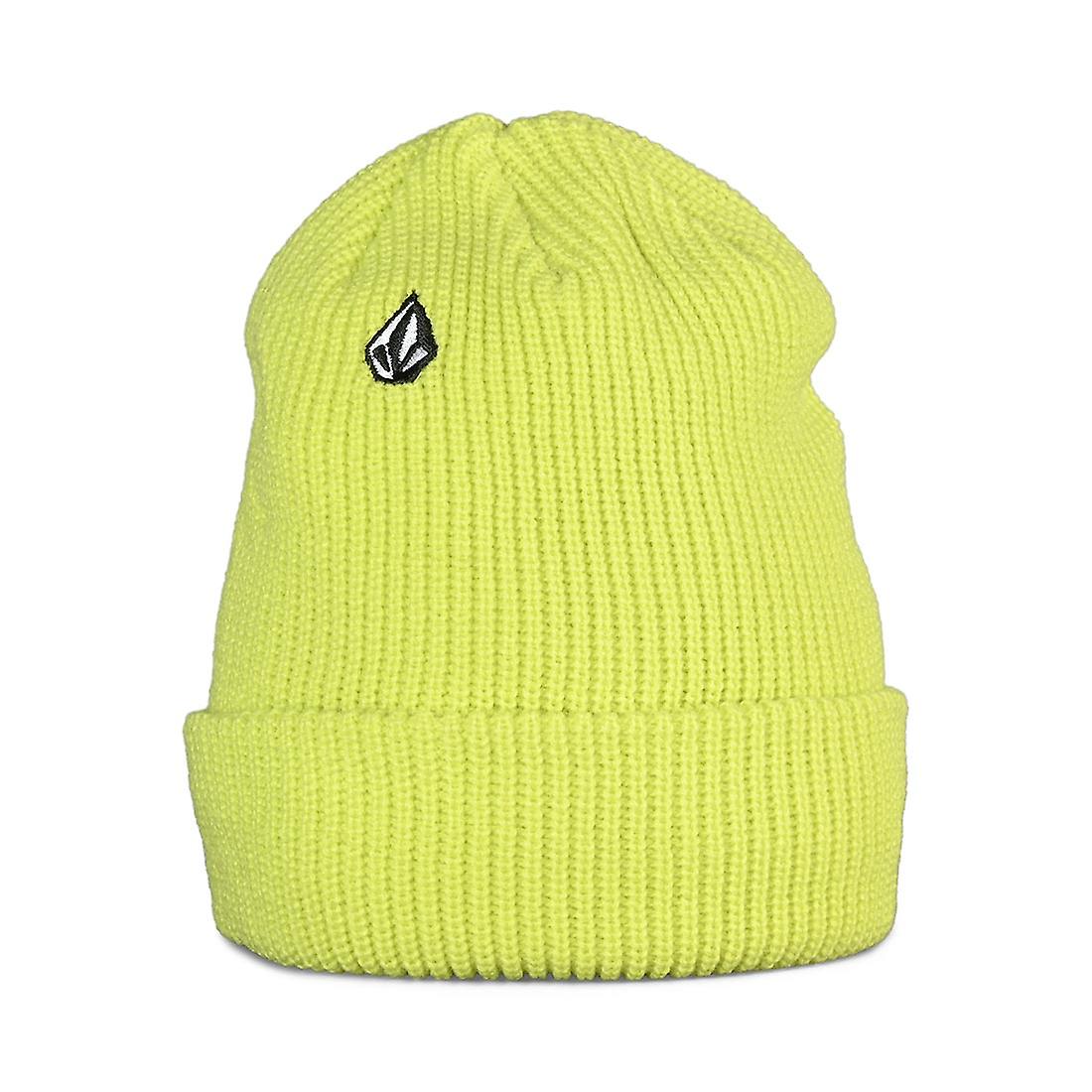 Volcom Full Stone Cuff Beanie Hat - Lime