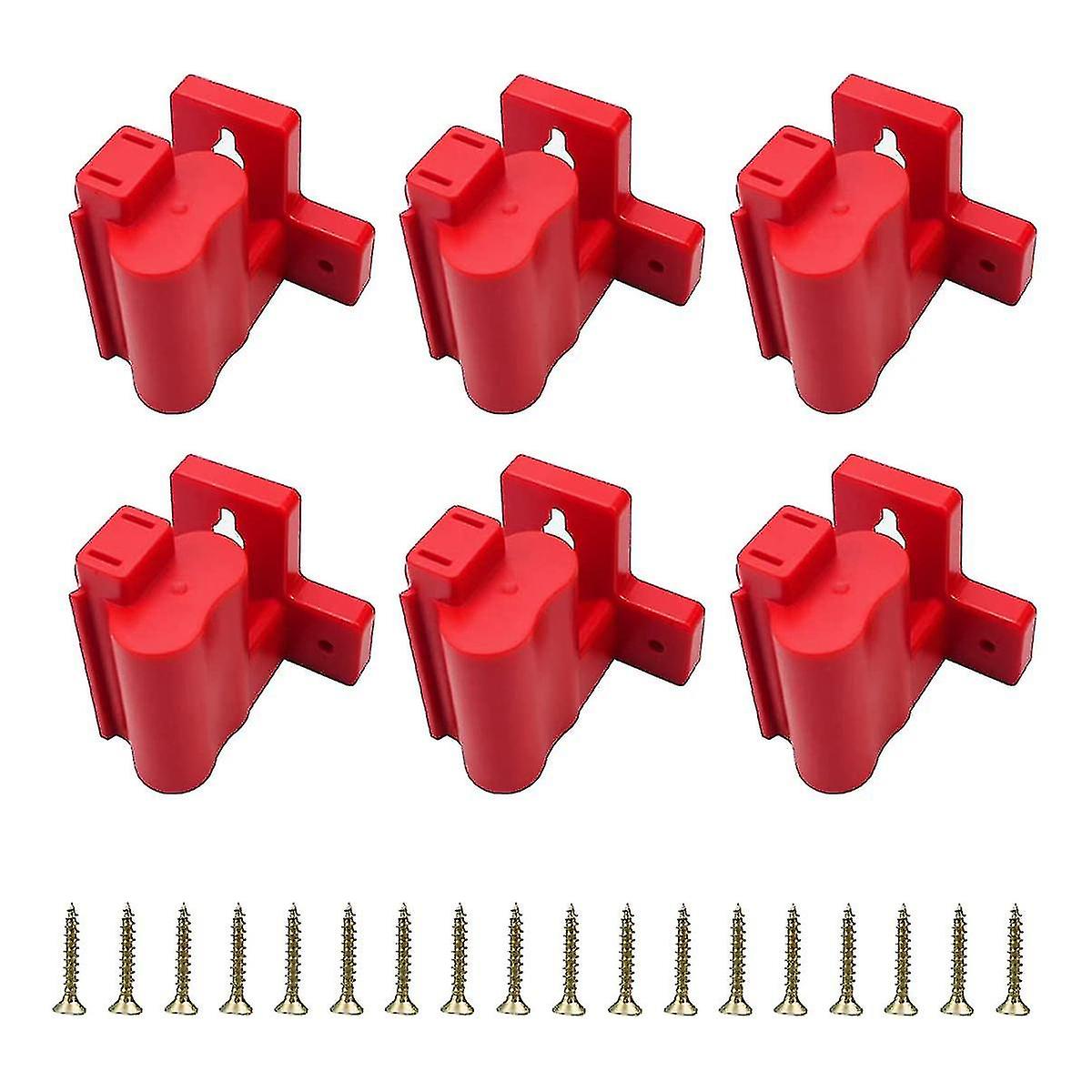 6 Pack M12 Tool Holder Mount, 12v Drill Tool Hanger Plastic Drill Tool Mount Compatible With