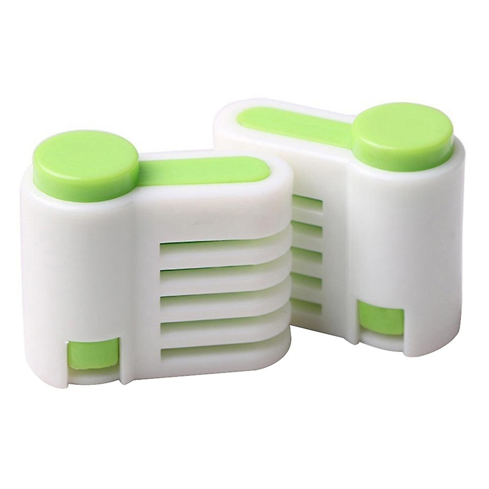 3 x 2Pcs DIY Adjustable Cake Bread Cutter 5 Layers Slicer Leveler Kitchen Gadget